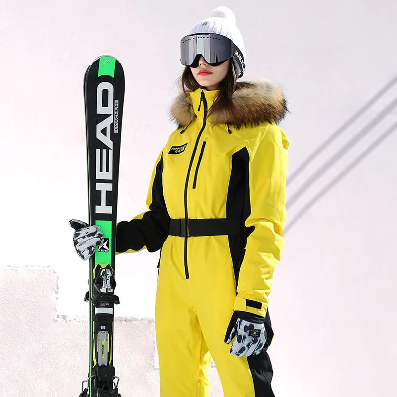 RUNNING RIVER Waterproof jumpsuit For women ski Suit women skiing Snowboard Jacket Female Snowboarding Set Clothing #N9470