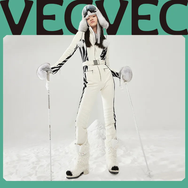 VECVEC warm Snowboard ski breathable suit Women's ski suit Outdoor sports windproof waterproof ski suit snow jacket women