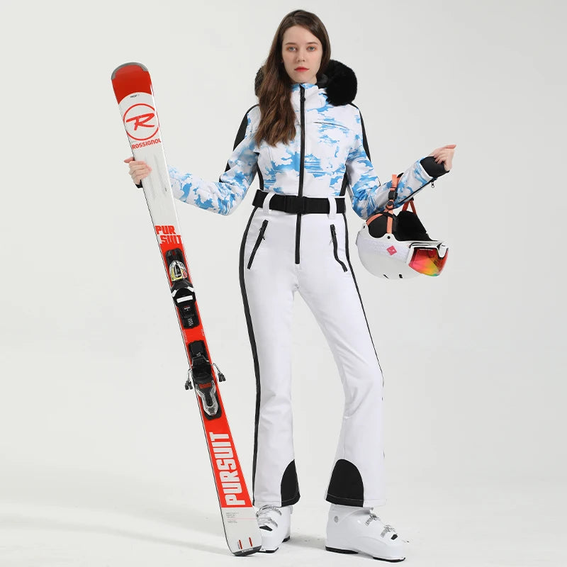 -30℃ Ski Suit Women Winter 2023 Female Jackets and Pants Warm 10k Waterproof Women's Jacket Skiing and Snowboarding Clothes